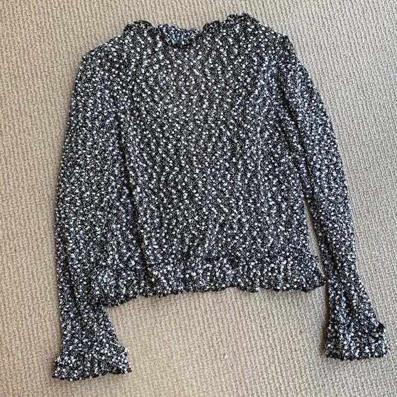 NWT Papillon Blanc Black & White Shrug, medium - Picture 2 of 7